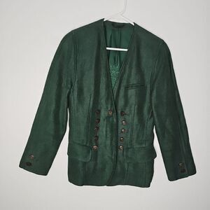 Vintage Schneider Salzburg Women's Blazer US Size 6‎ Green